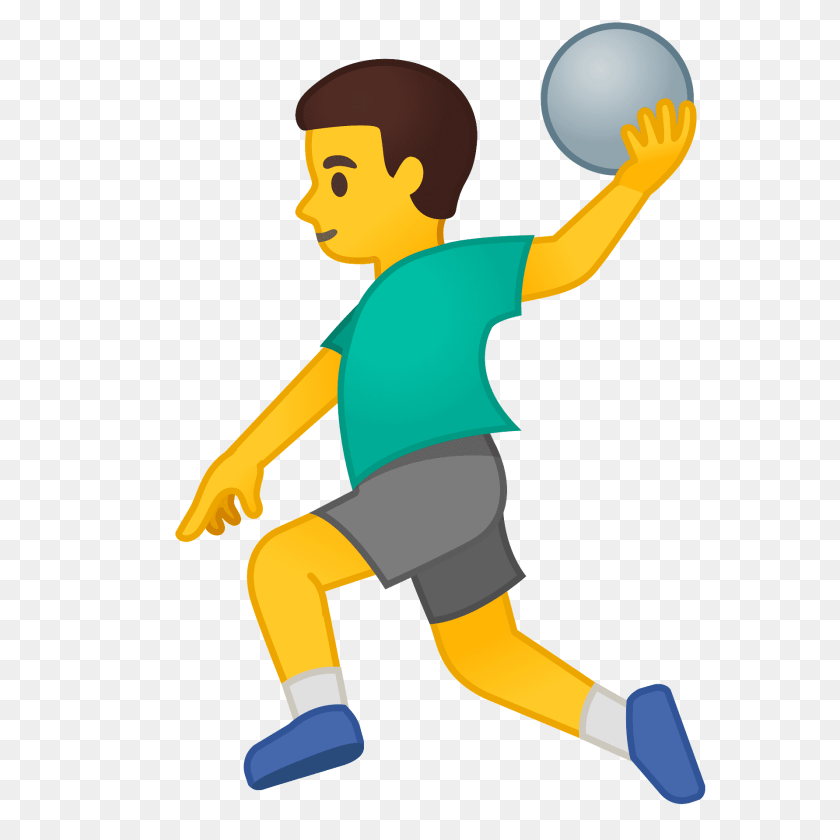 1920x1920 Man Playing Handball Emoji Sphere, Person, Ball, Sport Clipart PNG