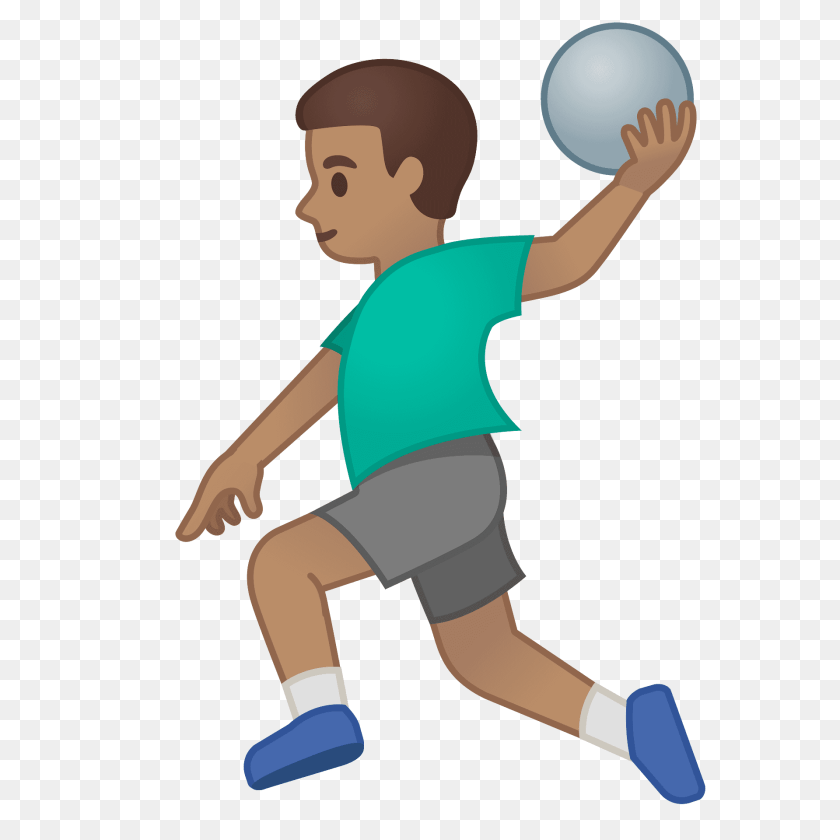 Man Playing Handball Emoji Clipart, Sphere, Ball, Shorts, Person Transparent PNG