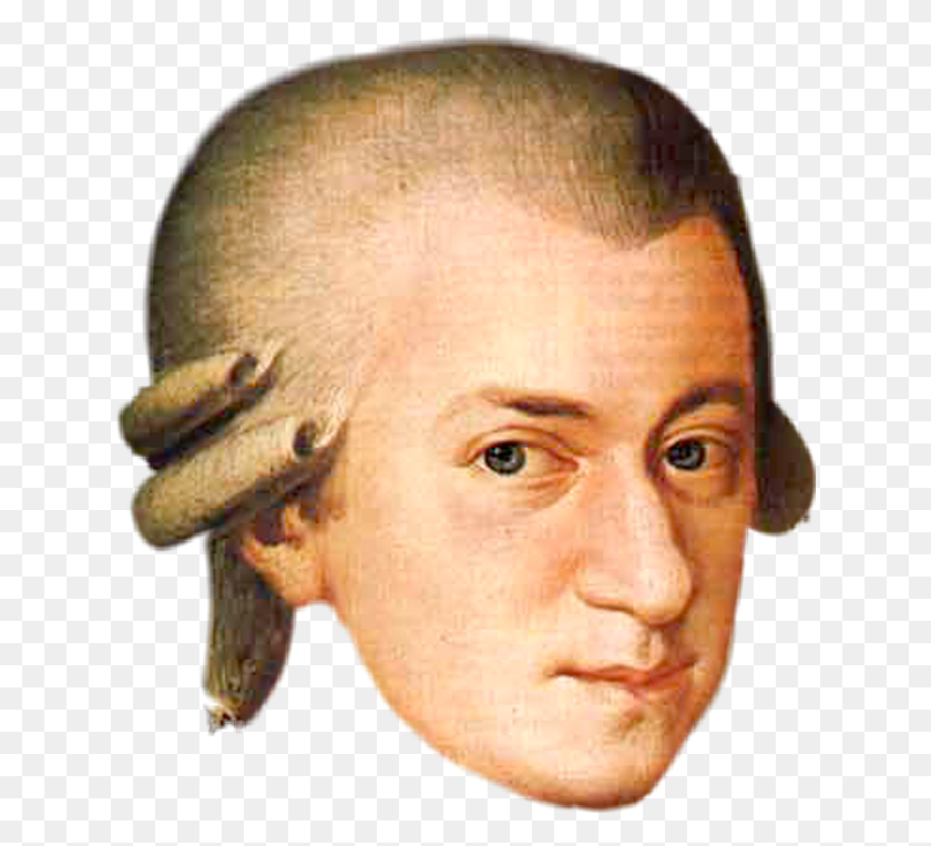 632x703 Descargar Png Retrato De Hombre Mozart Amadeus Wolfgang Amadeus Mozart, Cabeza, Cara, Persona Hd Png