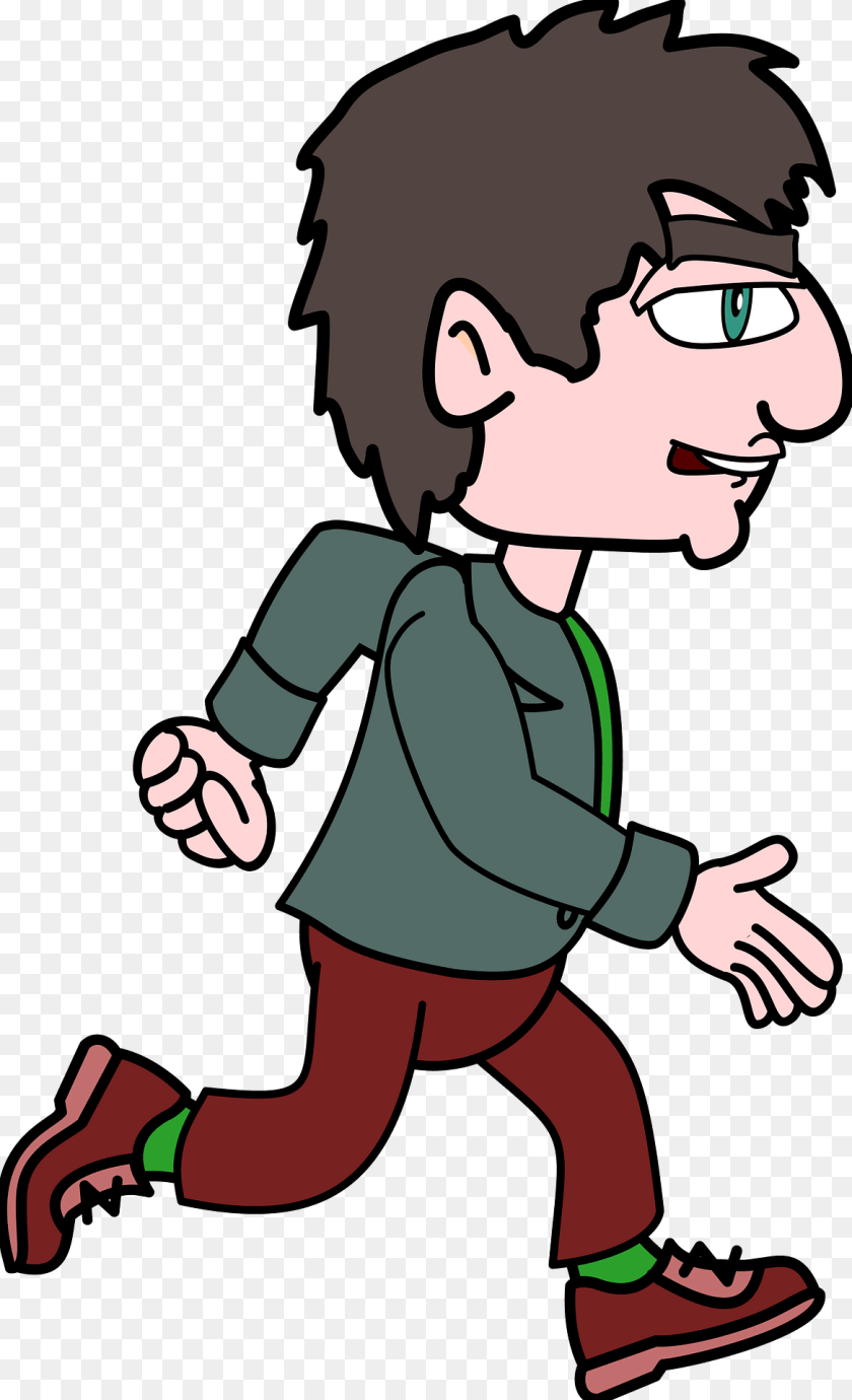 1169x1920 Man Power Walking Clipart, Baby, Cartoon, Person, Clothing Transparent PNG
