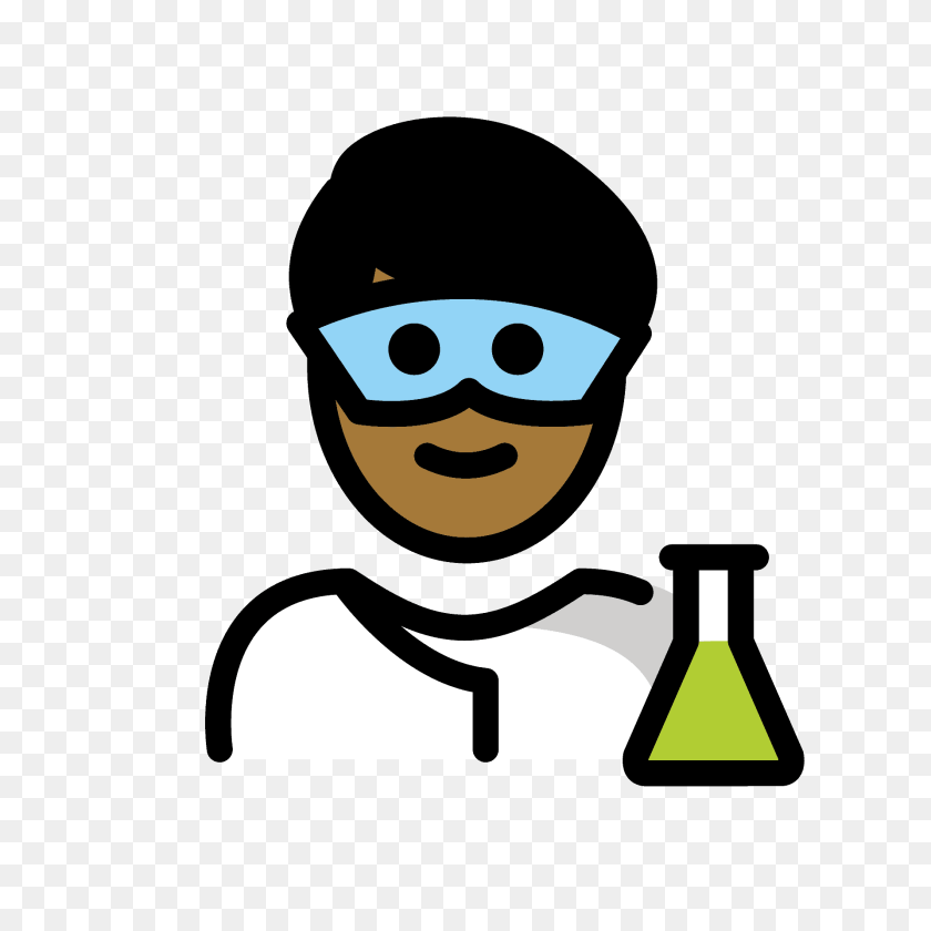 Man Scientist Emoji Clipart, Baby, Person, Face, Head Sticker PNG