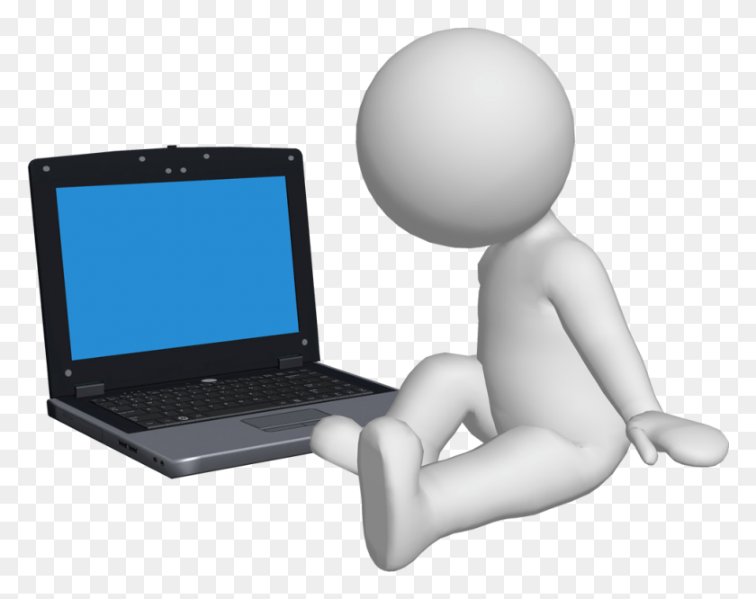 969x753 Man With Laptop Computer How Can I Assess And Remove Chelovek I Internet, Pc, Electronics, Computer Keyboard HD PNG Download
