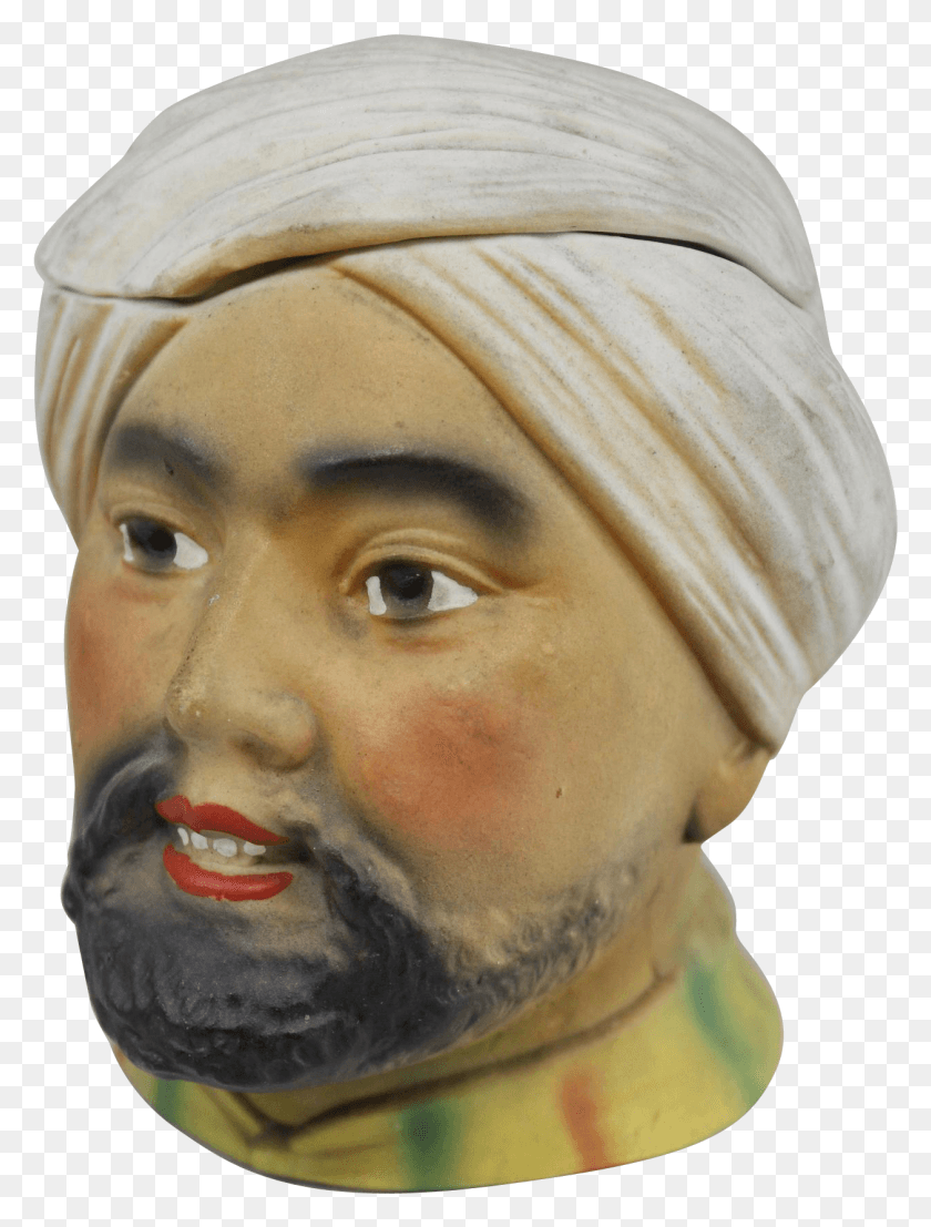 1258x1690 Man With Polychrome Figural Turban, Clothing, Apparel, Head HD PNG Download