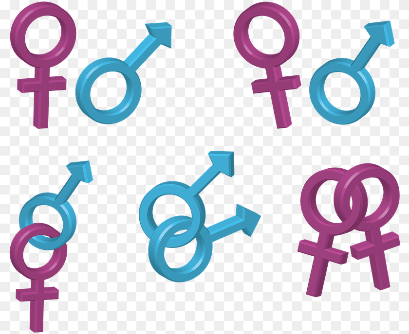 809x687 Man Woman Logo Symbol Relationship Gay Lesbian Logos De Hombre Y Mujer, Knot, Bulldozer, Machine, Alphabet PNG