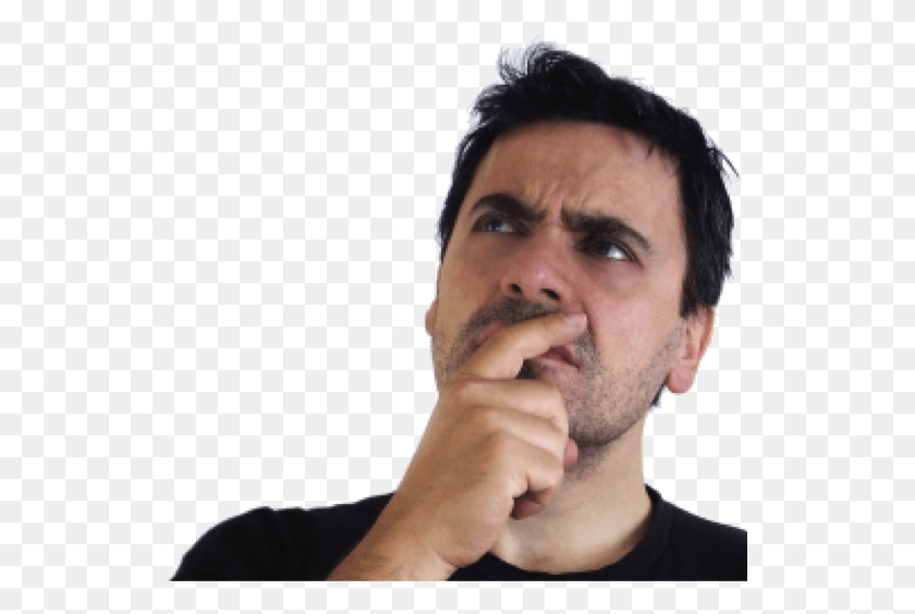 534x504 Man Wondering What Atampt And Accuris Have Been Up Too Man In Deep Thought, Face, Person, Human HD PNG Download