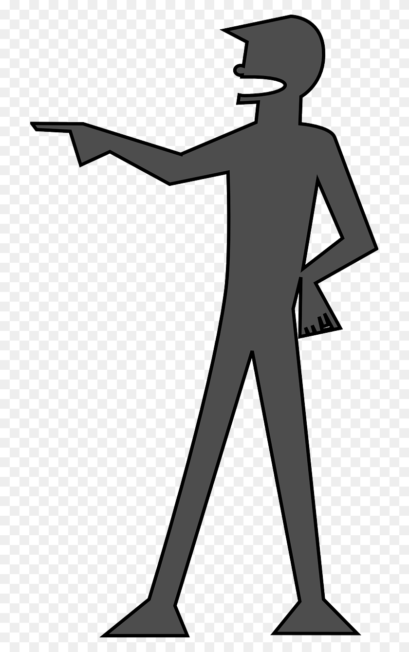715x1280 Man You Silhouette Pointing Image Draw A Person Pointing, Cross, Symbol, Clothing HD PNG Download