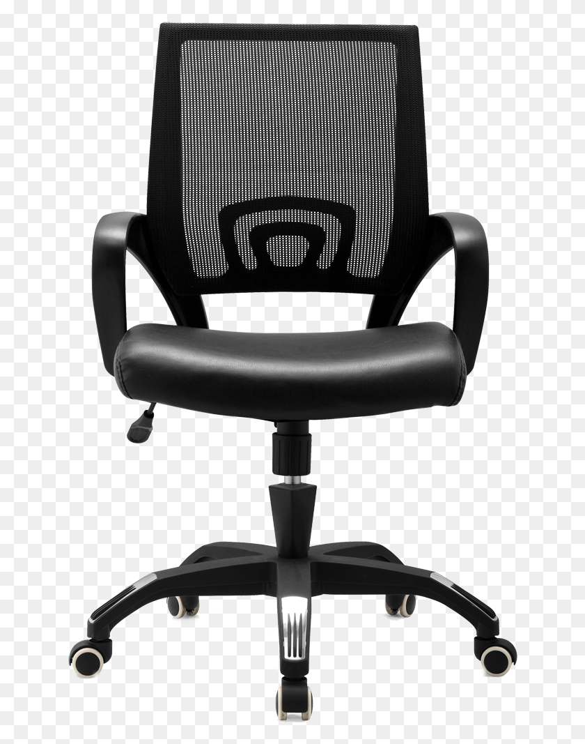 646x1007 Manager Chair B176a01 Netbonded Leather Humanscale Diffrient World Chair, Furniture, Cushion, Armchair HD PNG Download