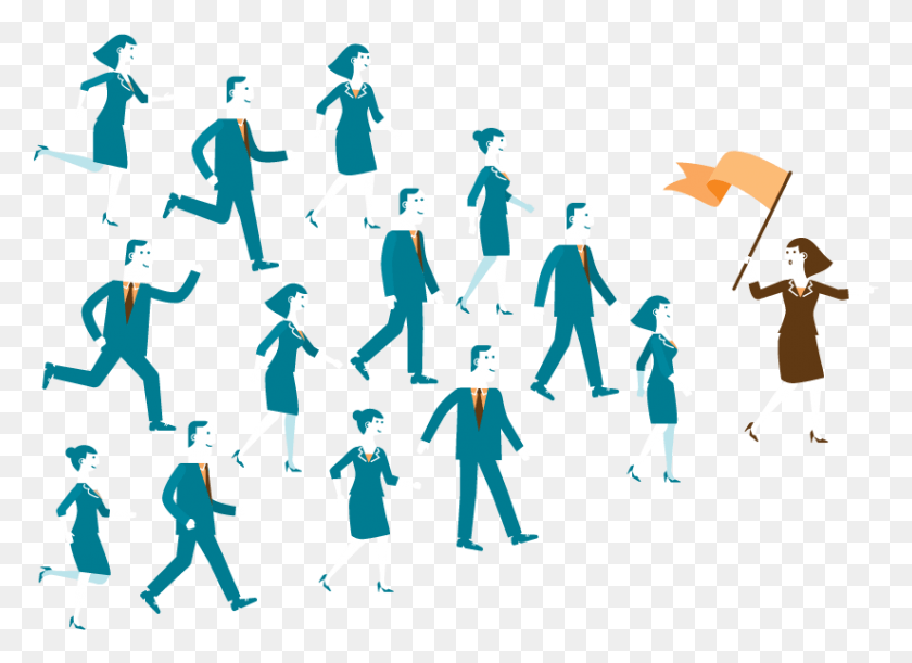 825x583 Managing A Law Firm Power Leadership, Marching, Crowd, Person HD PNG Download