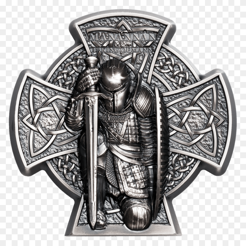 910x910 Manannn 1st King Isle Of Man, Armor, Shield, Chandelier HD PNG Download