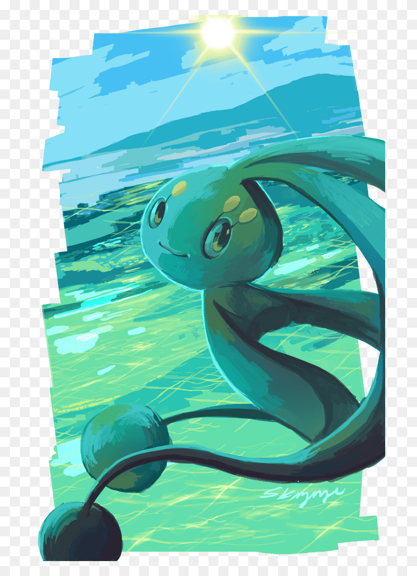 712x1100 Manaphy Manaphy Art, Nature, Outdoors, Water HD PNG Download