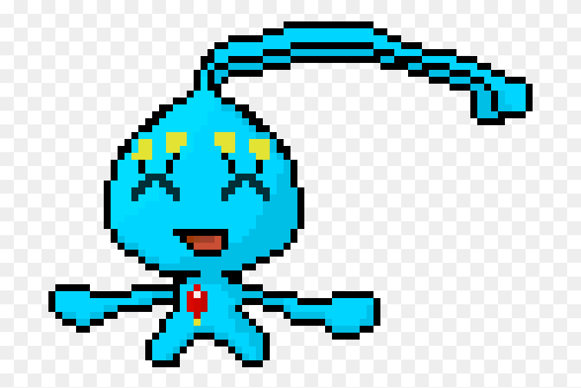 701x501 Manaphy V1 Emperor39s New Groove Perler, Robot, Pac Man HD PNG Download