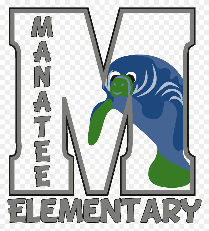 1573x1752 Manatee Elementary School Logo Illustration, Architecture, Building, Cutlery HD PNG Download
