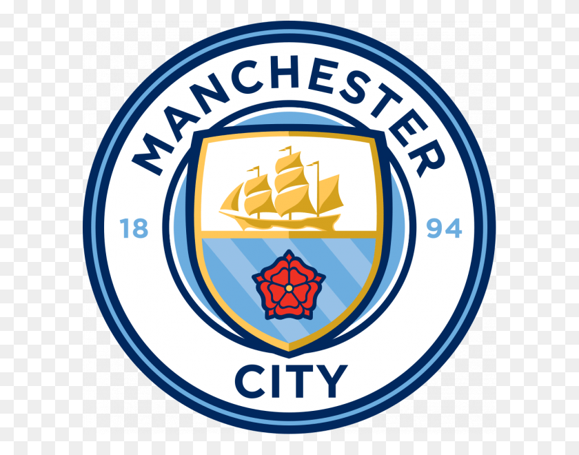 600x600 Manchester City Fc Badge Svg Logo Dream League Soccer 2017 Manchester City, Symbol, Trademark, Emblem HD PNG Download