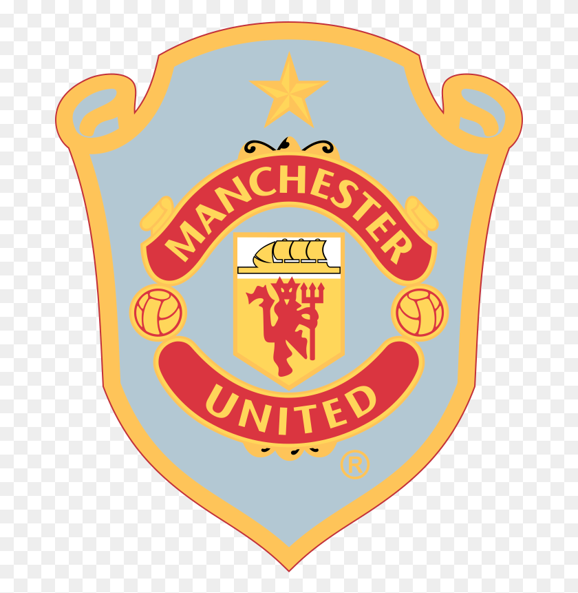 681x801 Manchester United 3d Logo The Image Escudo Manchester United, Symbol, Trademark, Badge HD PNG Download