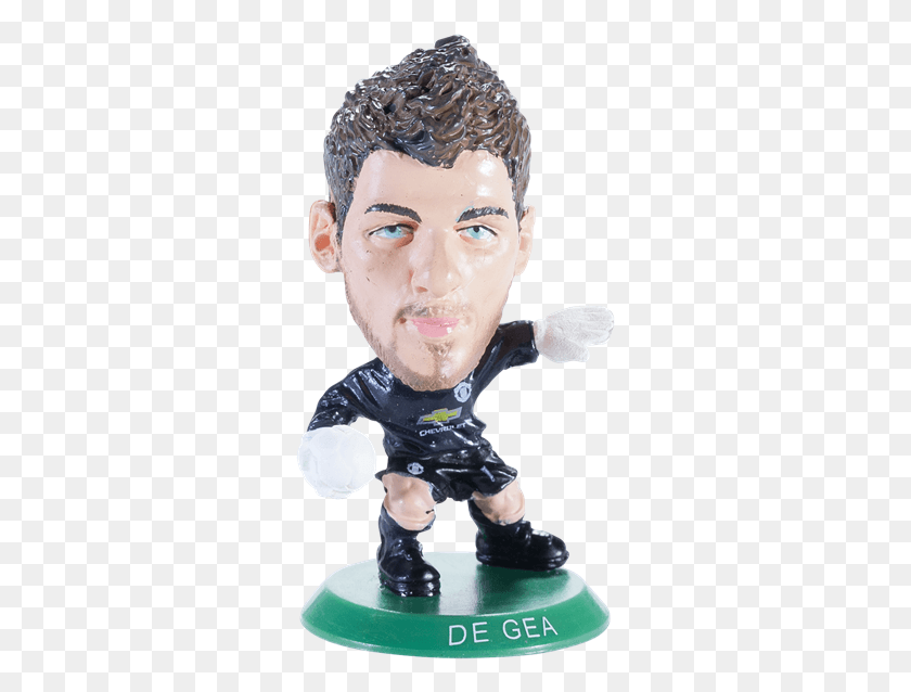295x578 Manchester United David De Gea Mini Figurine 1718 Figurine, Face, Person, Human HD PNG Download