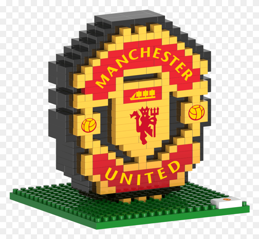 1334x1223 Manchester United Fc Brxlz Team Logo, Toy, Super Mario, Pac Man HD PNG Download