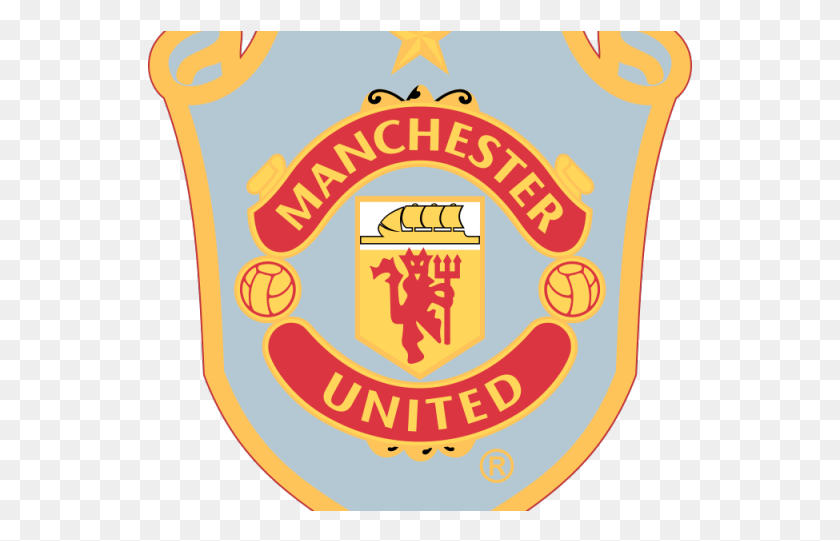545x481 Manchester United Logo Clipart Football Kit Man United Logo, Symbol, Trademark, Label HD PNG Download