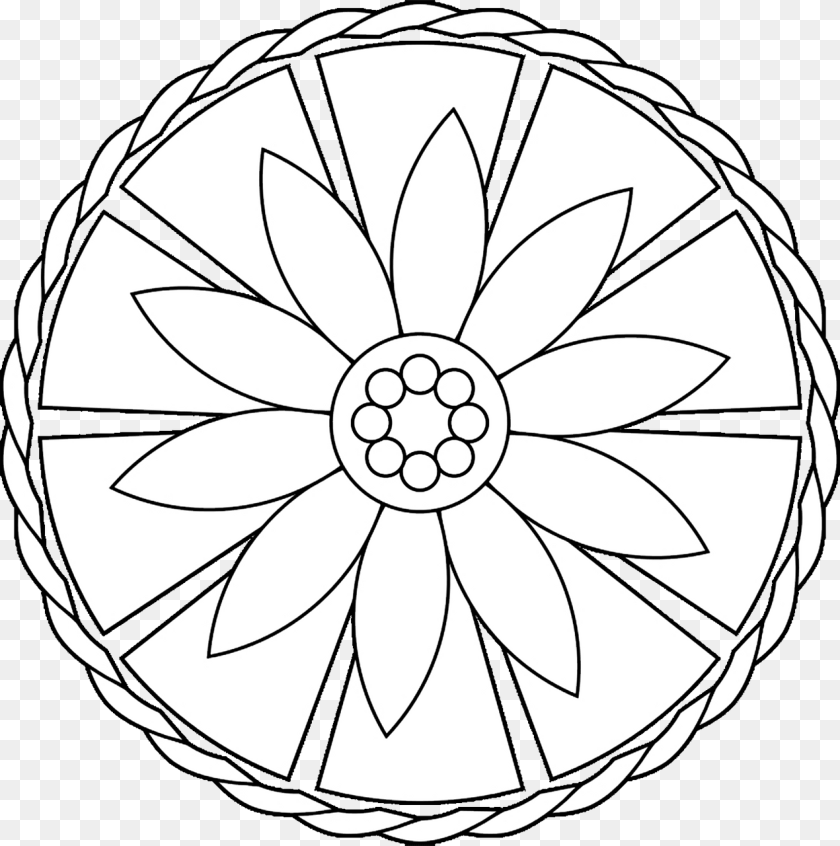 Mandala Clipart, Dahlia, Daisy, Flower, Plant PNG