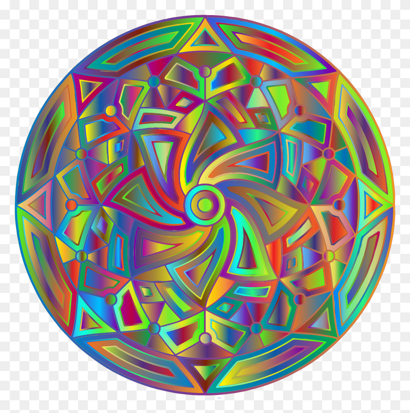 2308x2328 Diseño De Mandala Círculo, Patrón, Ornamento, Balón De Fútbol Hd Png