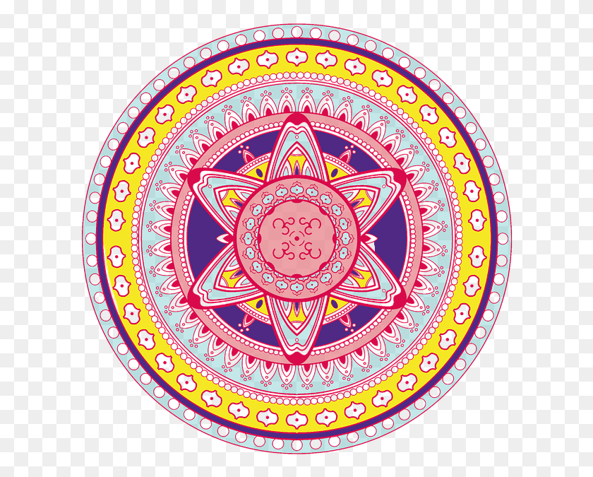 616x615 Dibujo De Mandala Mandala Arte De Mandala, Patrón, Alfombra, Paisley Hd Png