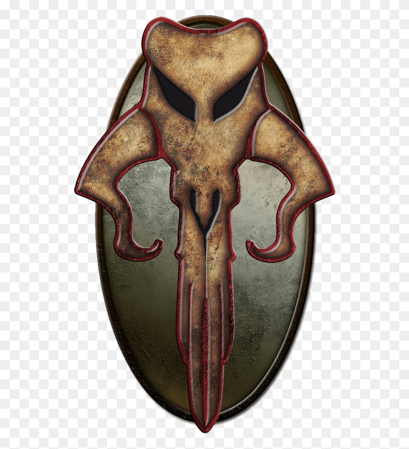 538x863 Mandalorian Skull Symbol Photo Mandalorian Symbol, Armor, Shield, Lobster HD PNG Download