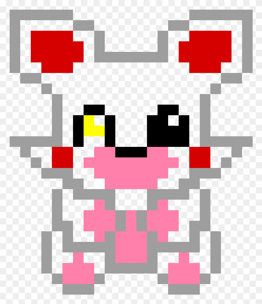 852x1000 Mangle From Fnaf Foxy And Mangle Pixel Art, Graphics, Pac Man HD PNG Download