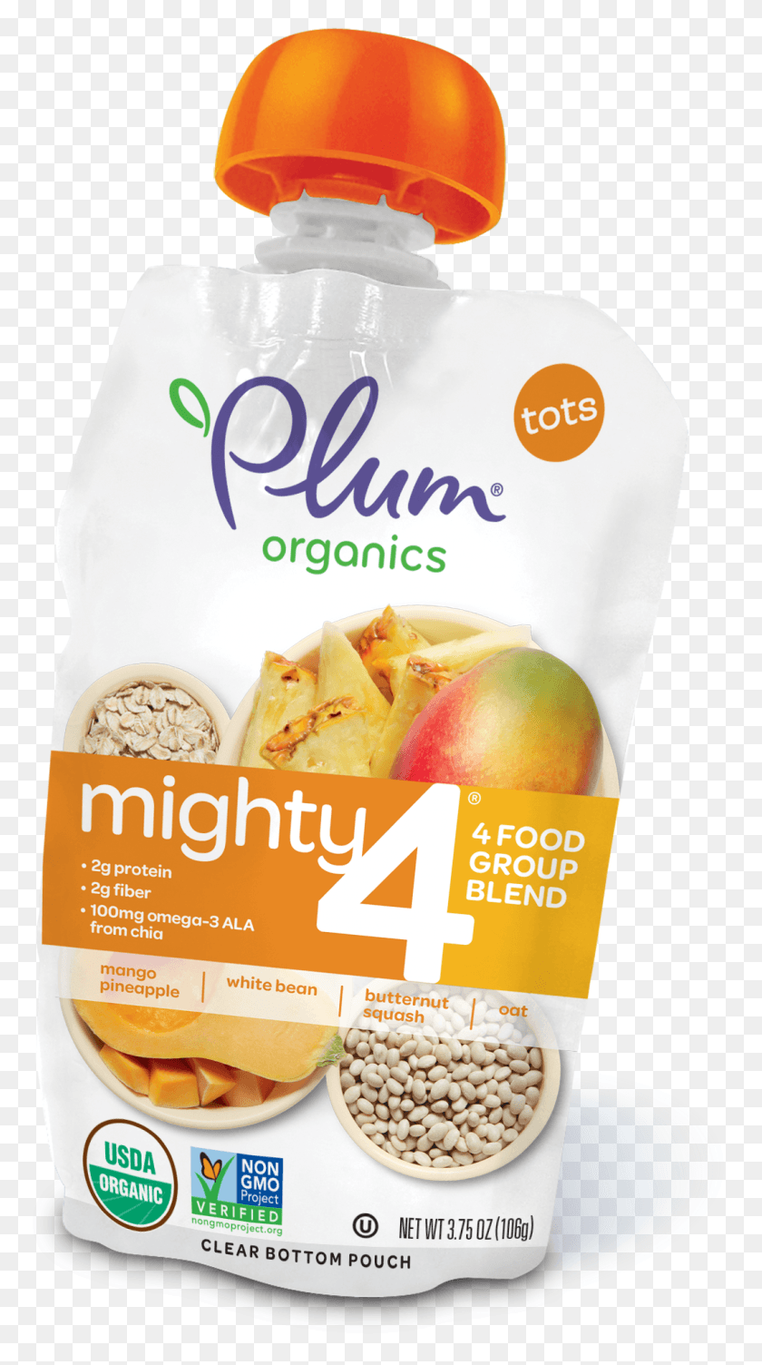 1059x1961 Mango Amp Pineapple White Bean Butternut Squash Plum Organics, Apple, Fruit, Plant HD PNG Download