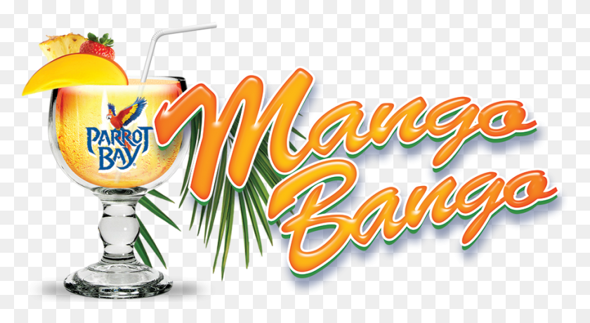 902x463 Mango Bango Logo Parrotbay Parrot Bay, Food, Text, Meal HD PNG Download