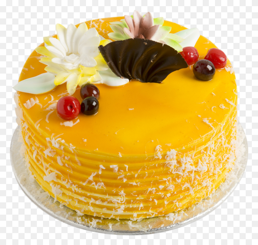 1344x1274 Mango Cake Cake Image, Dessert, Food, Birthday Cake HD PNG Download