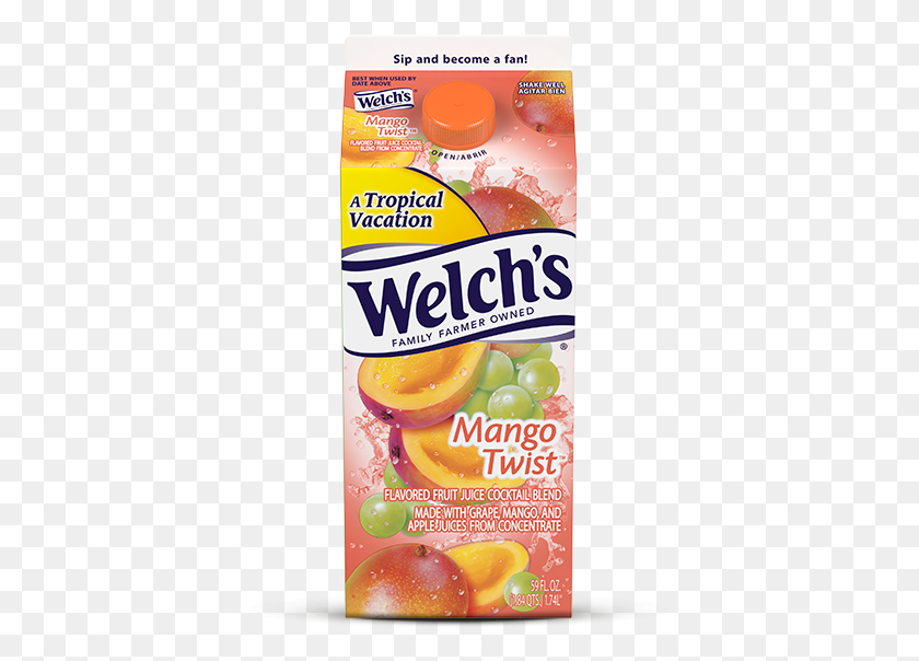 387x544 Mango Twist Refrigerated Juice Cocktail Welch39s Passion Fruit, Beverage, Drink, Plant HD PNG Download