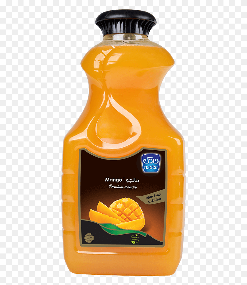 427x907 Mango With Pulp Nadec, Honey, Food, Beer HD PNG Download