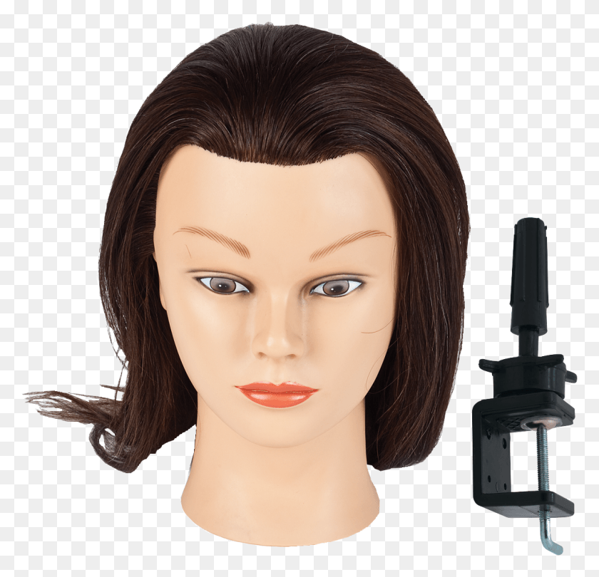 1144x1101 Manikin Head Wclamp And 18 Hair Girl, Person, Human, Toy Descargar Hd Png