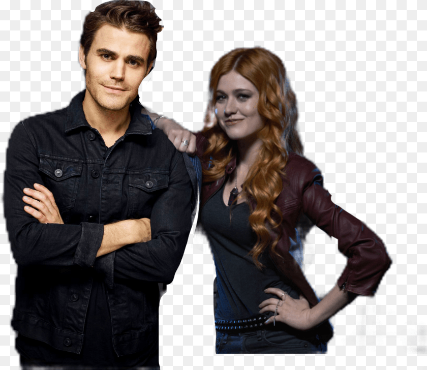 Manip Made By Me Of Katherinemcnamara And Paulwesley Katherine Mcnamara And Paul Wesley, Adult, Sleeve, Person, Long Sleeve Sticker PNG