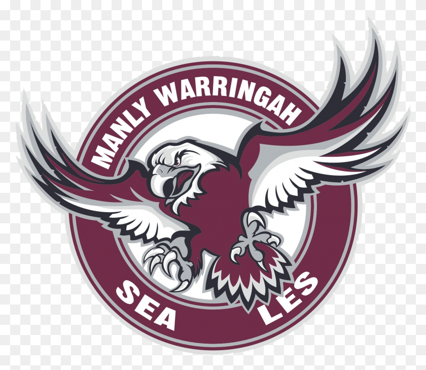 1736x1490 Manly Sea Eagles Logo, Symbol, Emblem, Trademark HD PNG Download