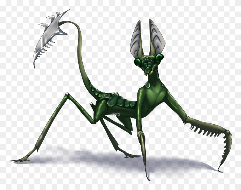 1002x772 Mantis Clipart Mantis, Животное, Беспозвоночное, Инопланетянин Png Скачать