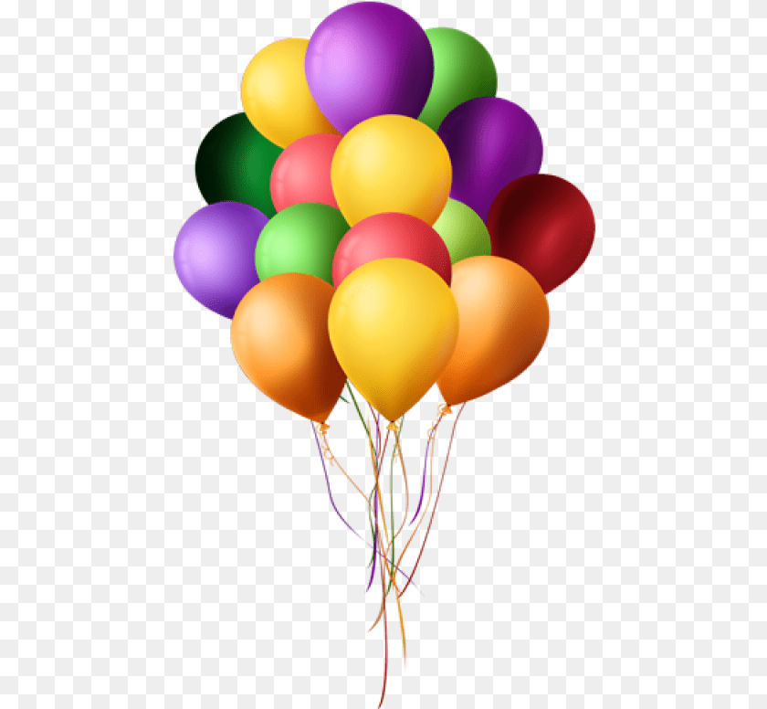 Many Multicolored Balloons Format Transparent Balloon Clipart PNG