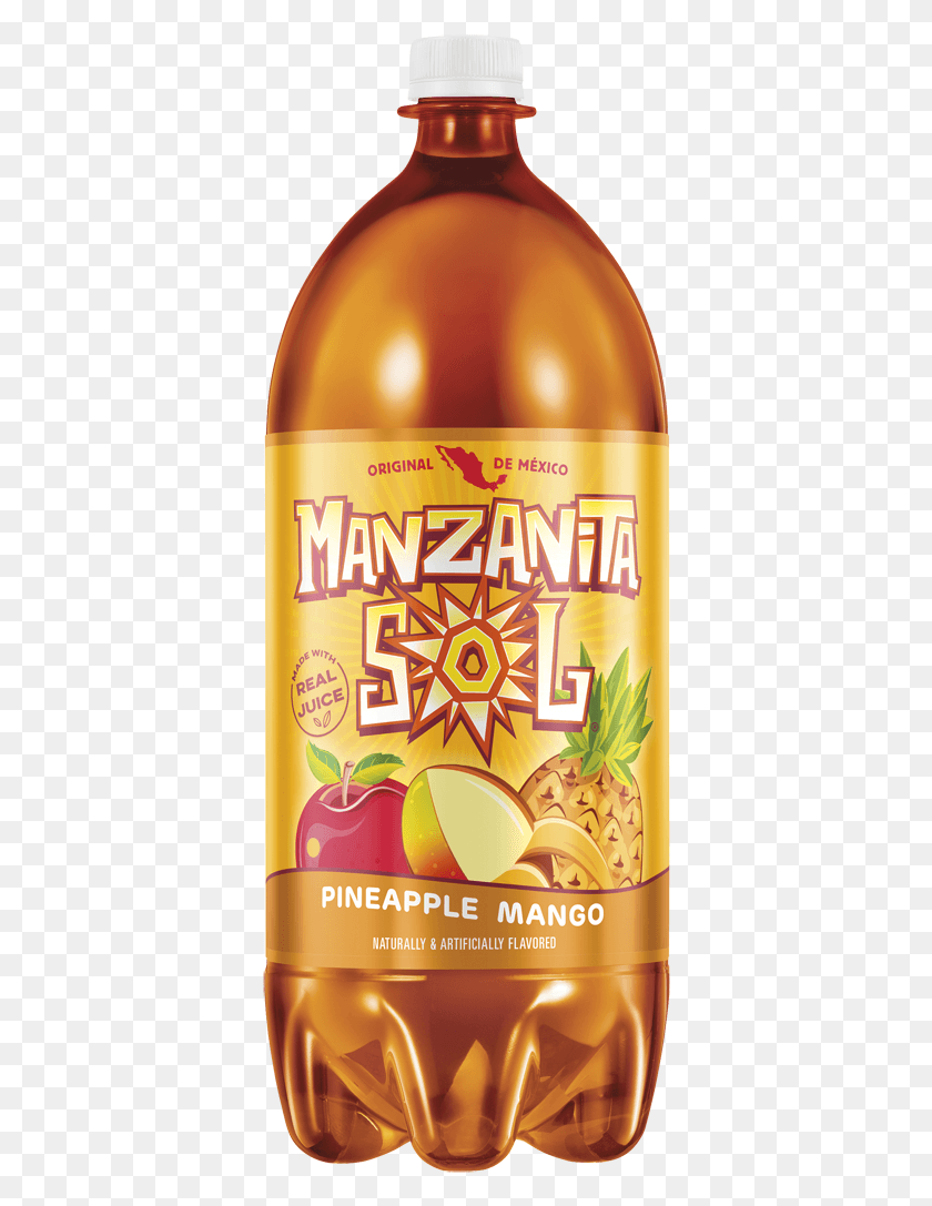 368x1027 Descargar Png Manz Sol Pino Mango Manzanita Sol 2 Litros, Alcohol, Bebidas, Bebida Hd Png
