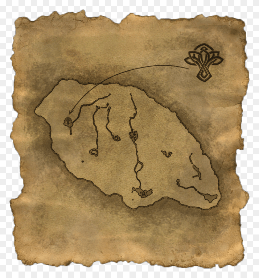 806x870 Map, Scroll HD PNG Download