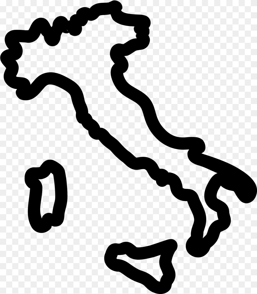 1334x1526 Map Icons Italy Icon, Gray Transparent PNG