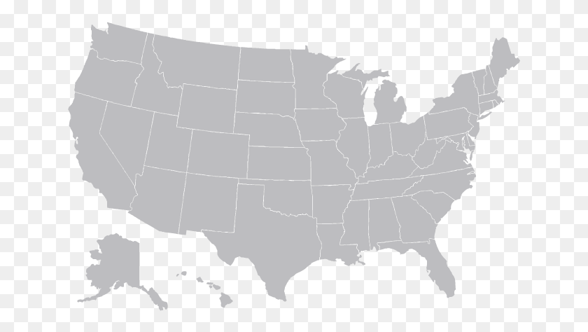 647x414 Map Image United States Grey Map, Outdoors, Stencil HD PNG Download