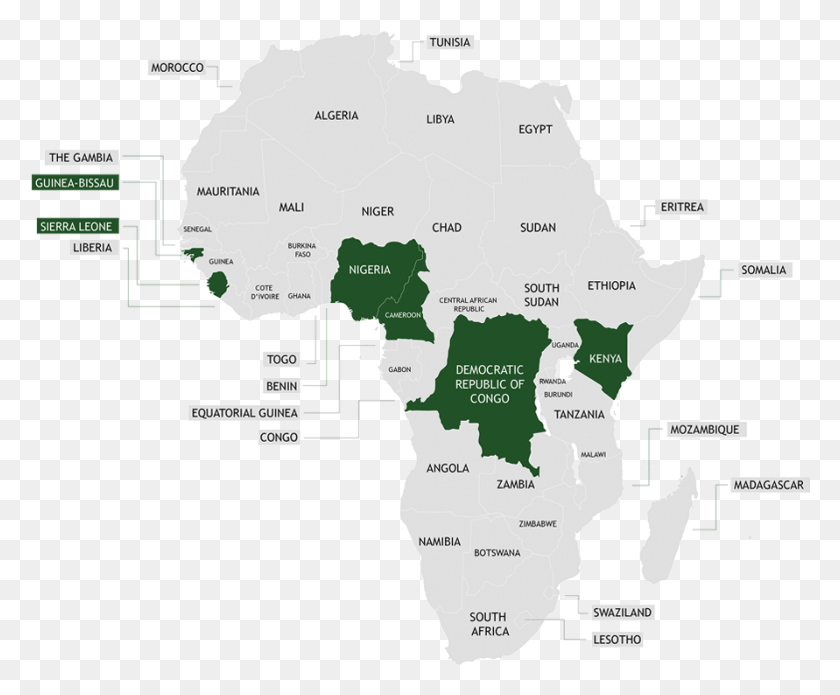 891x726 Map Of Africa Cholera In Africa Map, Diagram, Atlas, Plot HD PNG Download