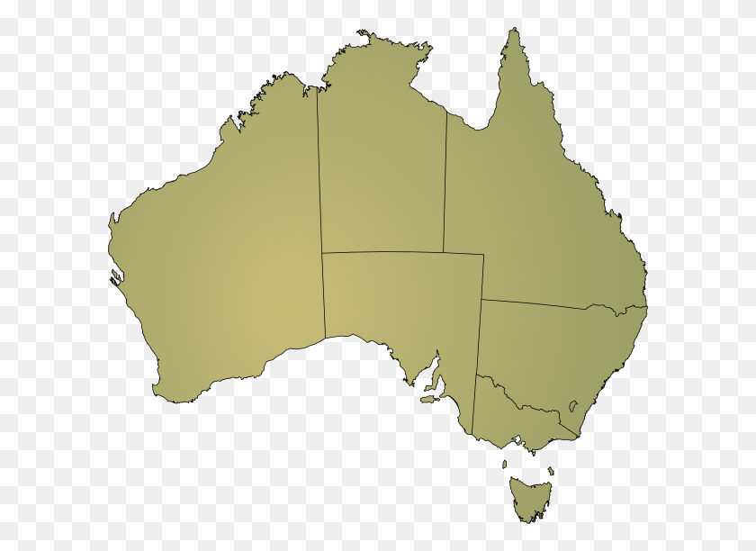 600x552 Mapa De Australia Png / Mapa Png