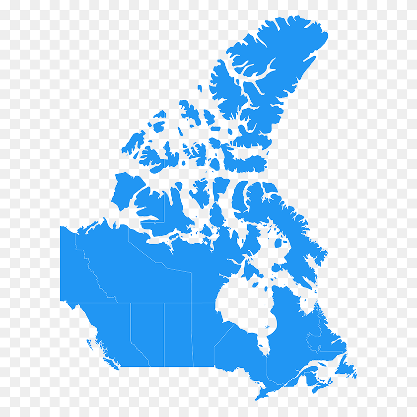600x780 Mapa De Canadá Png / Mapa Png
