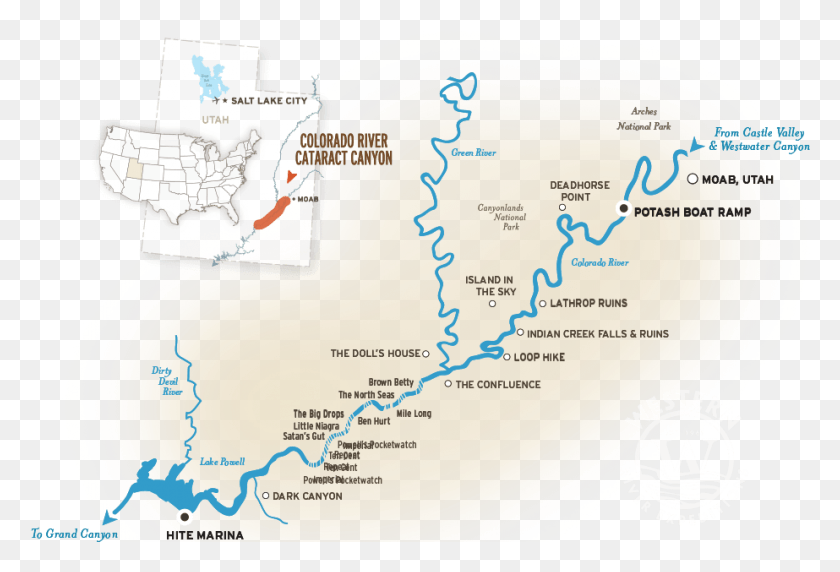 Карта реки колорадо - 89 фото