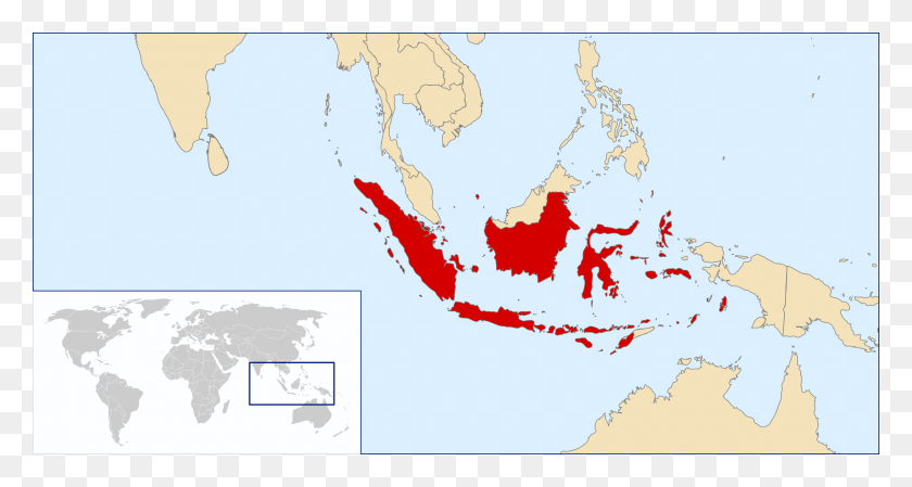 2000x1000 Mapa De Indonesia Png / Mapa Png