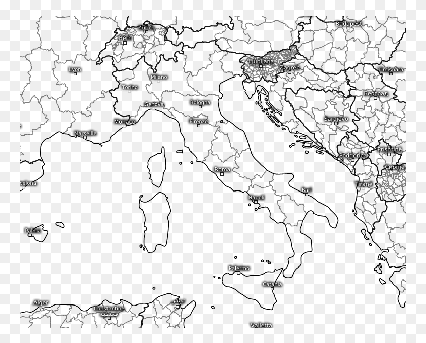 761x617 Mapa De Italia Png / Mapa Png