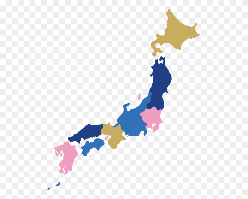 522x613 Mapa De Japón Png / Mapa Png
