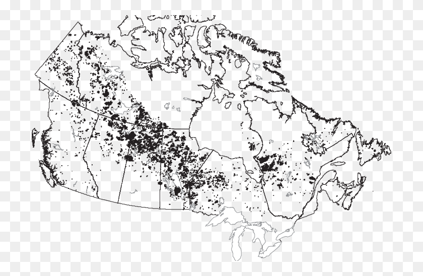 714x488 Map Of Large Fires In Canada 1980 Forest Regions In Canada, Diagram, Plot, Atlas HD PNG Download