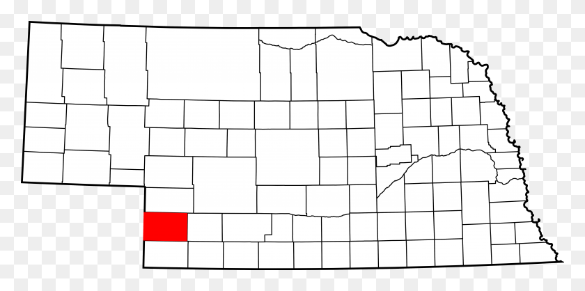 7414x3411 Map Of Nebraska Highlighting Chase County Blank County Map Of Nebraska, Pattern, Chess, Game HD PNG Download