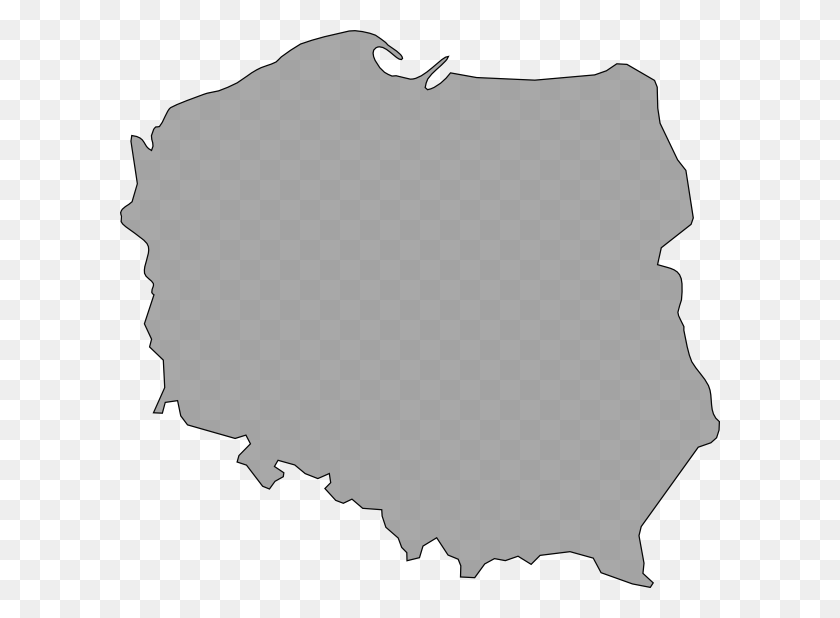 600x558 Map Of Poland, Pillow, Cushion HD PNG Download